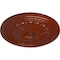Ekena Millwork Alexa Ceiling Medallion (Fits Canopies up to 2 7/8"), Hand-Painted Firebrick, 20 1/2"OD x 1 7/8"P CM20ALFIF - alternate 2